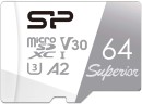 Флеш карта microSDXC 64GB Silicon Power SP064GBSTXDA2V20SP Superior + adapter