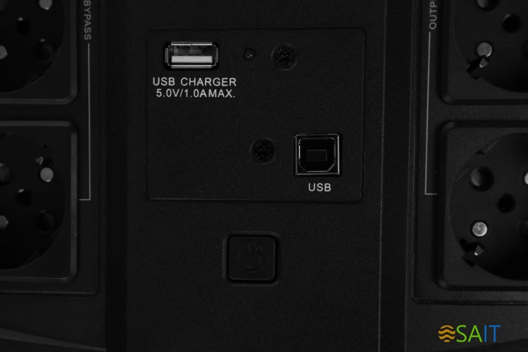 Источник бесперебойного питания Бастион SKAT-UPS 800 AI 480Вт 800ВА черный