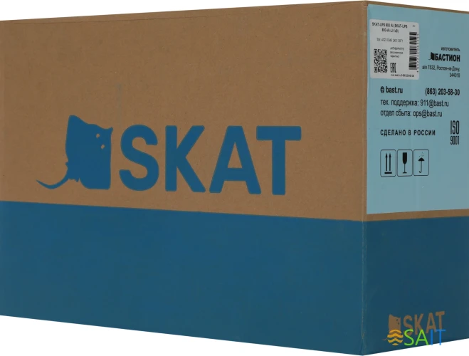 Источник бесперебойного питания Бастион SKAT-UPS 800 AI 480Вт 800ВА черный