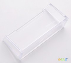 Подставка Deli E7623 для визиток 100х38х82мм прозрачный