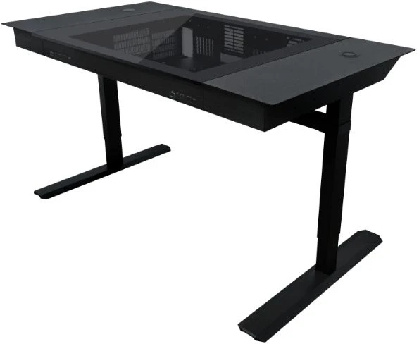 Корпус Lian-Li DK07X черный без БП E-ATX 12x120mm 4x140mm 2xUSB3.0 audio bott PSU