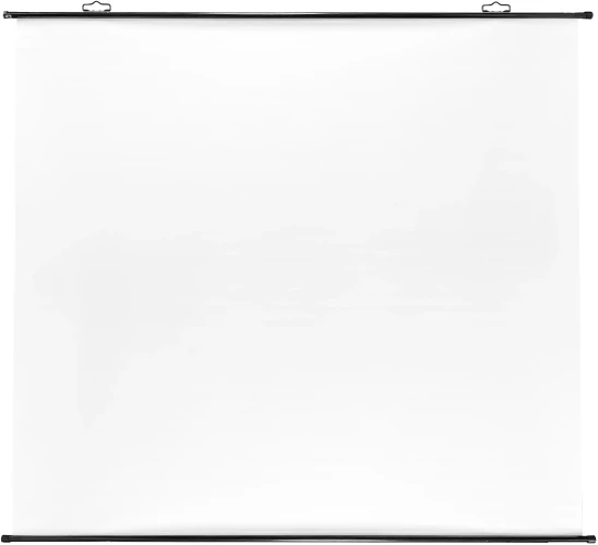 Экран Cactus 150x150см Map type CS-PSRM-150x150-BK 1:1 настенно-потолочный рулонный черный