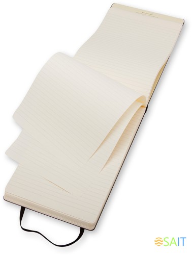 Блокнот Moleskine REPORTER QP511 Pocket 90x140мм 192стр. линейка твердая обложка черный