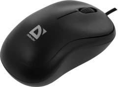 Мышь Defender Patch MS-759 черный оптическая 1000dpi USB для ноутбука 2but (52759)