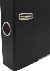 Папка-регистратор Silwerhof A4 50мм ПВХ/бумага черный мет.окант. сборная (упак.:2шт)