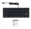 Клавиатура Acer OKW126 механическая черный USB for gamer для ноутбука LED (ZL.KBDEE.00G)