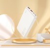 Мобильный аккумулятор Hoco J101 Astute 10000mAh QC3.0/PD3.0 22.5W 5A 2xUSB-A/USB-C белый (J101 ASTUTE WHITE)