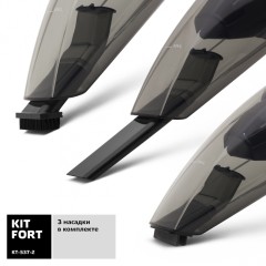 Пылесос ручной Kitfort КТ-537-2 75Вт черный/красный