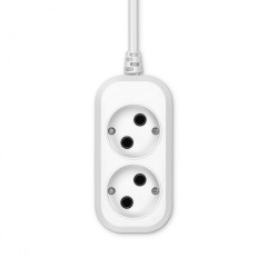 Сетевой удлинитель Buro BU-PSL2.5/W 5м (2 розетки) белый (пакет ПЭ)