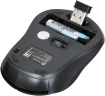Мышь Оклик 415MW черный оптическая 1600dpi беспров. USB для ноутбука 4but (351684)