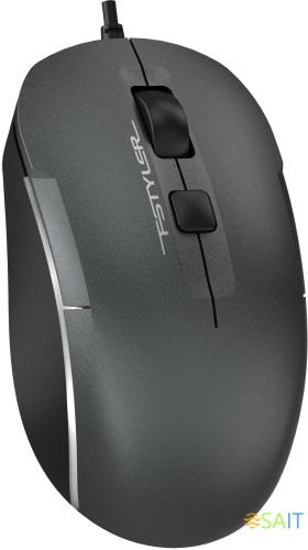 Мышь A4Tech Fstyler FM26 серый/черный оптическая 1600dpi USB для ноутбука 4but (FM26 USB (SMOKY GREY))