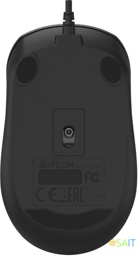 Мышь A4Tech Fstyler FM26 серый/черный оптическая 1600dpi USB для ноутбука 4but (FM26 USB (SMOKY GREY))