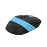 Мышь A4Tech Fstyler FG10S черный/синий оптическая 2000dpi silent беспров. USB для ноутбука 4but (FG10S BLUE)