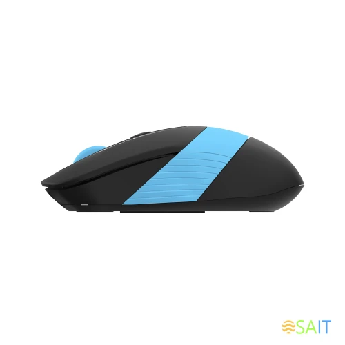 Мышь A4Tech Fstyler FG10S черный/синий оптическая 2000dpi silent беспров. USB для ноутбука 4but (FG10S BLUE)