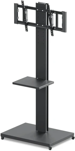 Подставка для телевизора Holder PR-107 черный 32"-70" макс.60кг напольный поворот и наклон