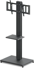 Подставка для телевизора Holder PR-107 черный 32"-70" макс.60кг напольный поворот и наклон