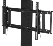 Подставка для телевизора Holder PR-107 черный 32"-70" макс.60кг напольный поворот и наклон
