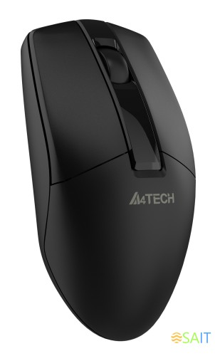 Мышь A4Tech G3-330NS черный оптическая 1200dpi silent беспров. USB 3but