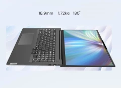 Ноутбук Lenovo Zhaoyang X5-16 ABP/83CBS00100 Ryzen 5 7530U 16Gb SSD512Gb AMD Radeon 16" IPS WUXGA (1920x1200) Free DOS black WiFi BT Cam