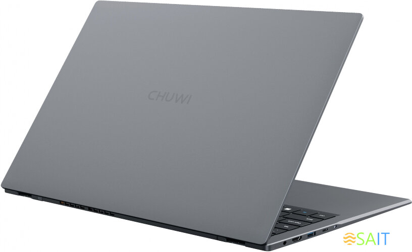 Ноутбук Chuwi GemiBook plus N-series N100 8Gb SSD256Gb Intel UHD Graphics 15.6" IPS FHD (1920x1080) Windows 11 Home grey WiFi BT Cam 5000mAh (1746273)