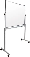 Доска магнитно-маркерная Silwerhof Daily белый 100x120см алюминиевая рама на роликах вращающаяся