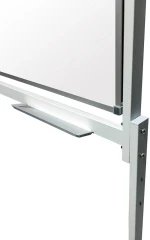Доска магнитно-маркерная Silwerhof Daily белый 100x120см алюминиевая рама на роликах вращающаяся