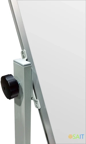 Доска магнитно-маркерная Silwerhof Daily белый 100x120см алюминиевая рама на роликах вращающаяся