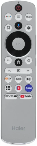 Телевизор QLED Haier 55" Smart TV S6 Frameless серый 4K Ultra HD 144Hz MEMC DVB-T DVB-T2 DVB-C DVB-S DVB-S2 USB WiFi Smart TV