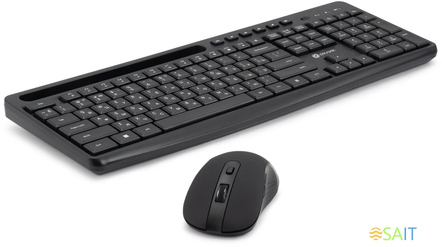 Клавиатура + мышь Оклик S275W клав:черный мышь:черный USB беспроводная slim Multimedia (1993113)