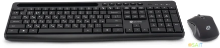 Клавиатура + мышь Оклик S275W клав:черный мышь:черный USB беспроводная slim Multimedia (1993113)