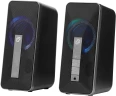 Колонки Оклик OK-130 2.0 черный 10Вт BT портативные