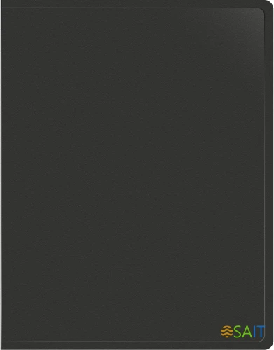 Папка с 80 прозр.вклад. Silwerhof Eco A4 пластик 0.7мм черный