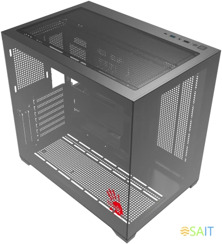 Корпус Bloody CC-122 черный без БП ATX 10x120mm 1xUSB2.0 1xUSB3.0 audio