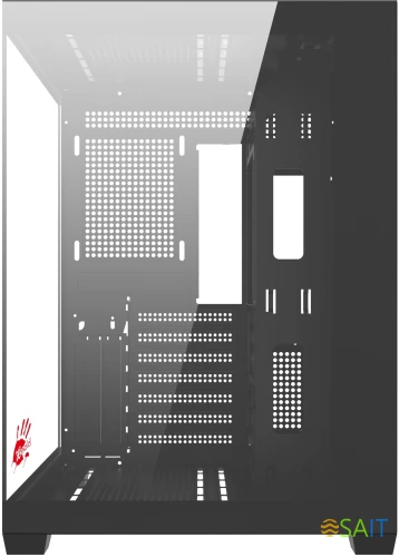 Корпус Bloody CC-122 черный без БП ATX 10x120mm 1xUSB2.0 1xUSB3.0 audio