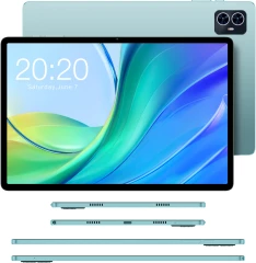 Планшет Teclast M50 T606 (1.6) 8C RAM6Gb ROM128Gb 10.1" IPS 1280x800 4G 2Sim Android 14 голубой 13Mpix 5Mpix BT WiFi microSD 256Gb 6000mAh 10hr
