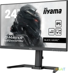 Монитор Iiyama 24" G-Master GB2445HSU-B1 черный IPS LED 1ms 16:9 HDMI M/M матовая HAS 250cd 178гр/178гр 1920x1080 100Hz FreeSync DP FHD USB 4.4кг