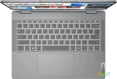 Ноутбук Lenovo IdeaPad 5 14AHP9 Ryzen 7 8845HS 16Gb SSD512Gb AMD Radeon 780M 14" OLED Touch WUXGA (1920x1200) noOS grey WiFi BT Cam (83DR005NRK)