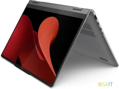 Ноутбук Lenovo IdeaPad 5 14AHP9 Ryzen 7 8845HS 16Gb SSD512Gb AMD Radeon 780M 14" OLED Touch WUXGA (1920x1200) noOS grey WiFi BT Cam (83DR005NRK)