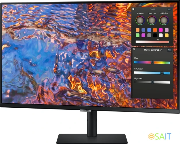 Монитор Samsung 32" S32B800PXI черный IPS LED 5ms 16:9 HDMI полуматовая HAS Piv 350cd 178гр/178гр 3840x2160 60Hz DP 4K USB 5.2кг