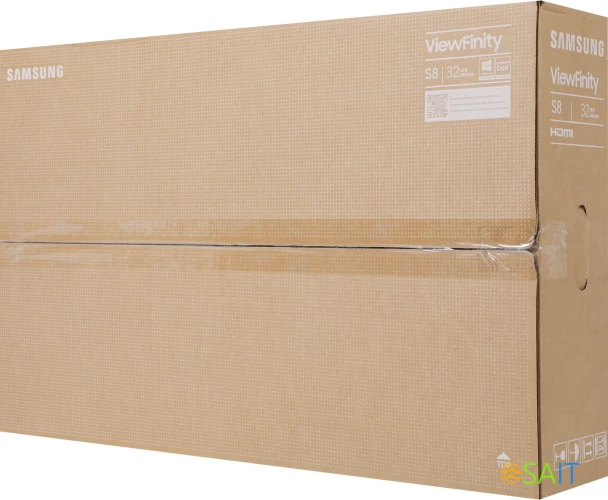 Монитор Samsung 32" S32B800PXI черный IPS LED 5ms 16:9 HDMI полуматовая HAS Piv 350cd 178гр/178гр 3840x2160 60Hz DP 4K USB 5.2кг