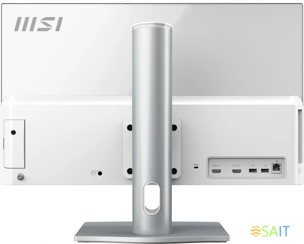 Моноблок MSI Modern AM242P 12M-1064XRU 23.8" Full HD i7 1255U (1.7) 16Gb SSD512Gb Iris Xe noOS GbitEth WiFi BT 120W клавиатура мышь Cam белый 1920x1080