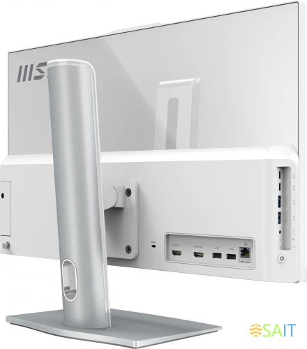 Моноблок MSI Modern AM242P 12M-672RU 23.8" Full HD i5 1235U (1.3) 16Gb SSD512Gb Iris Xe Windows 11 Professional GbitEth WiFi BT 120W клавиатура мышь Cam белый 1920x1080