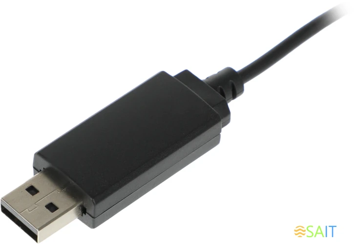 Наушники с микрофоном A4Tech Fstyler FH100U черный 2м накладные USB оголовье (FH100U (STONE BLACK))