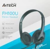 Наушники с микрофоном A4Tech Fstyler FH100U черный 2м накладные USB оголовье (FH100U (STONE BLACK))