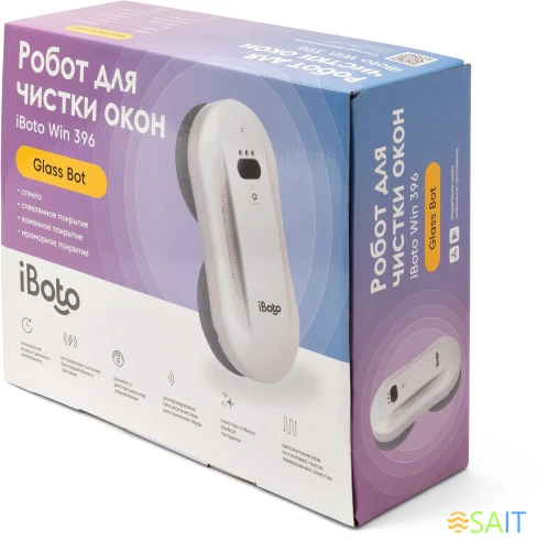 Мойщик окон iBoto Win 396 пит.:от сети белый