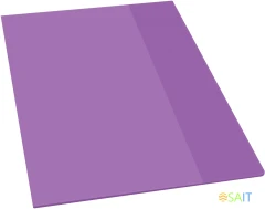 Обложка Silwerhof 2026956 Цветные для тетради (набор 10шт) ПВХ 130мкм матовая прозр. 210x350мм