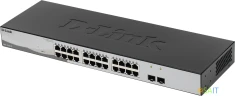 Коммутатор D-Link DGS-1210-26/FL2A (L2) 24x1Гбит/с 2SFP управляемый