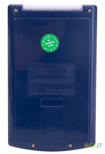 Калькулятор карманный Deli E39217/BLUE синий 8-разр.