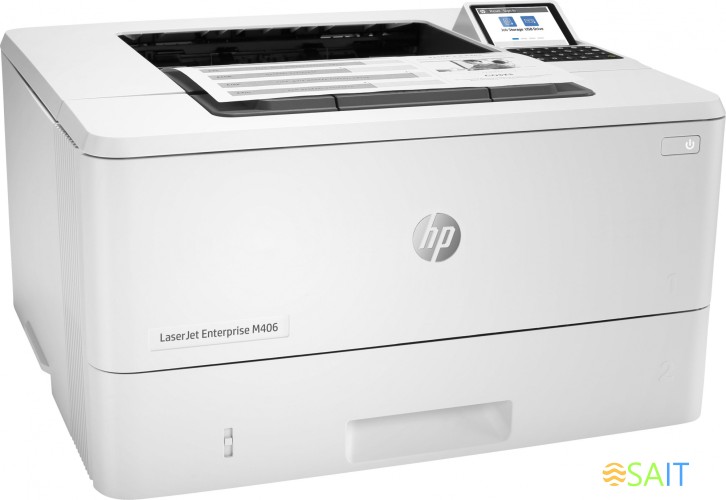 Принтер лазерный HP LaserJet Enterprise M406dn (3PZ15A) A4 Duplex Net белый