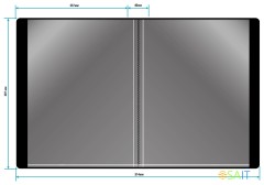 Папка с 100 прозр.вклад. Бюрократ DeLuxe DLVBOX100BLCK A4 пластик 0.7мм черный в коробе